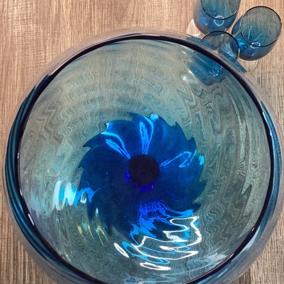 Blue Glassware - $45 - Picture 4 of 5